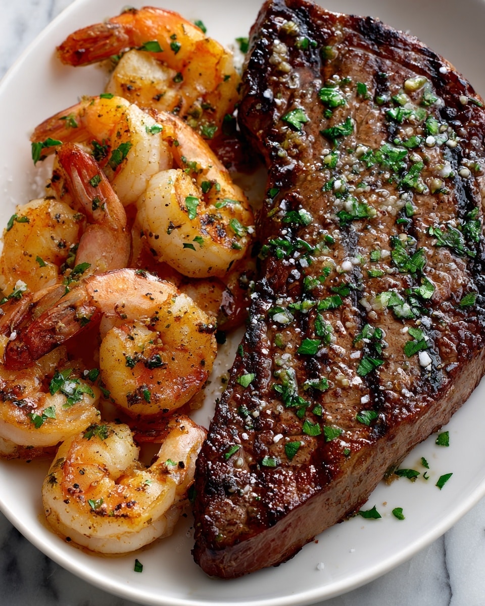 Minute Garlic Butter Grilled Steak & Shrimp: Gourmet Made Easy